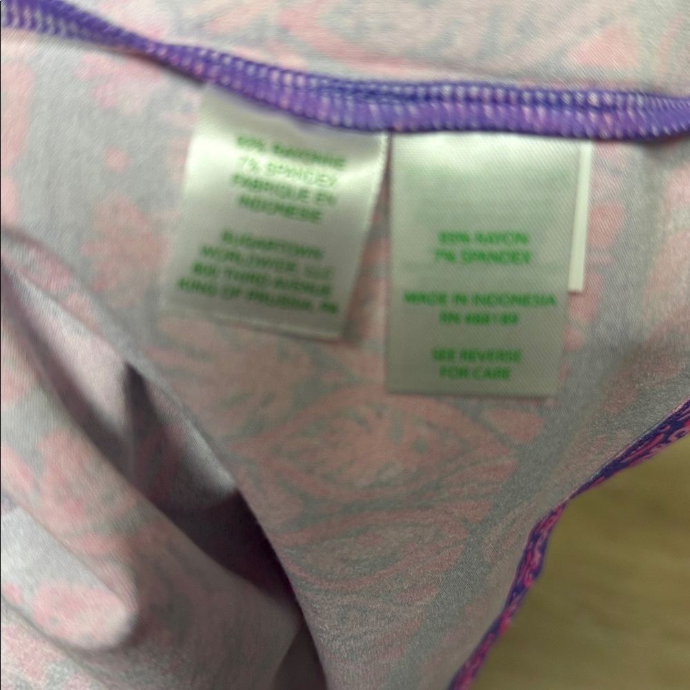 Lilly Pulitzer UPS 50+ Sophiletta dress mystical purple coral craze dress NWT L - Picture 8 of 9